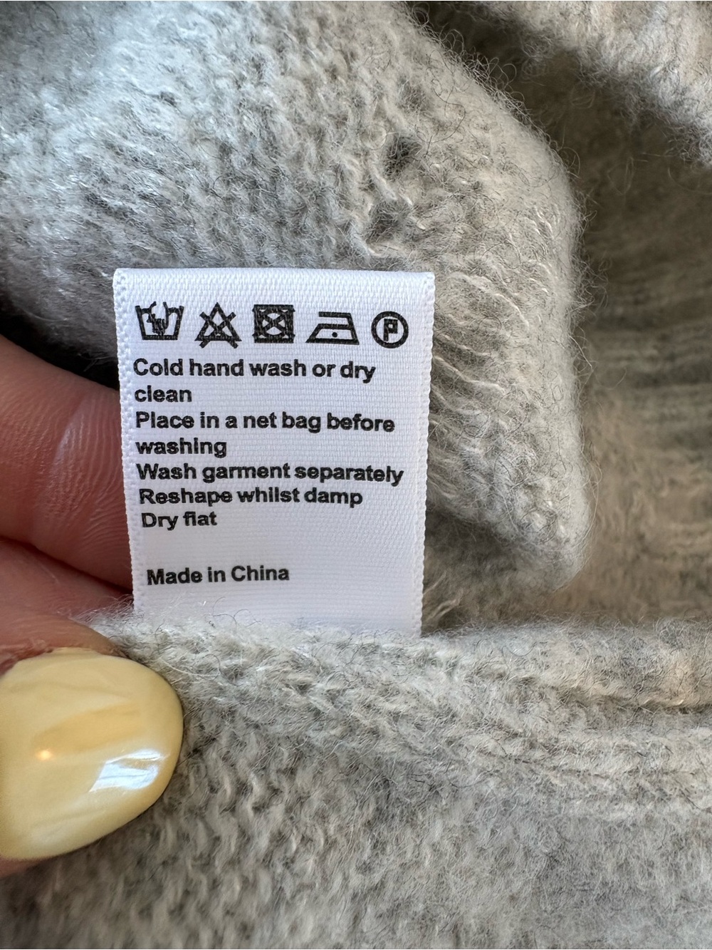 ME+EM Cashmere (75%) Knit Vest grey melange sz L - Picture 6 of 7
